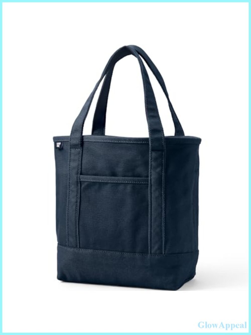 Lands End Open Canvas Tote Medium Regular Handle
